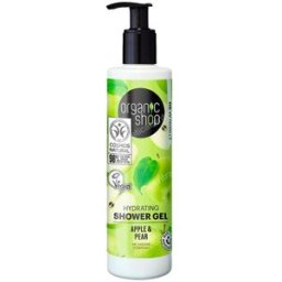 Organic shop gel de ducha hidratante «manzana y pera 280 ml