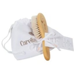 Carelia carelia cepillo natural bebe + bolsita algodón