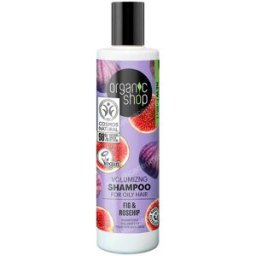 Organic shop champu voluminizador para cabello graso «higo y escaramujo»2