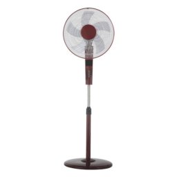 Iluminashop Ventilador de Pie con Mando 60W Burdeos/Negro