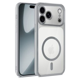 Carcasa COOL para iPhone 17 Pro Magnética Borde Plata