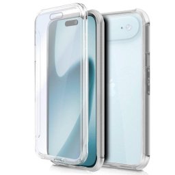 Cool Funda de Silicona 3D (Transparente Frontal + Trasera) para iPhone Air