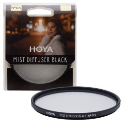 Filtro de lente Hoya Mist Diffuser Black No0.5 82 mm sin recubrimiento