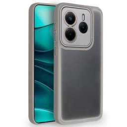 Funda para móvil Cool Borde Mate Antigolpes TPU Mate Plata con protección extra para Xiaomi Redmi Note 14 5G