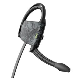 Auriculares Gioteck EX-03 con cable, gancho de oreja, cancelación de ruido, gaming negro y gris