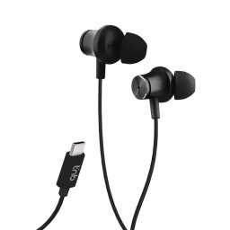 Auriculares TnB C-BUDS con cable USB-C y cancelación de ruido, negros