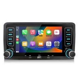 Radio para coche JUNSUN Compatible con Audi A3 8P 8V Android 15 Pantalla 7