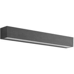 Lucande Lámpara de pared led exterior de aluminio negro