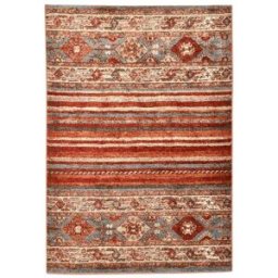 THEKO Alfombra tejida a máquina de polipropileno - rojo multi 160x230 cm