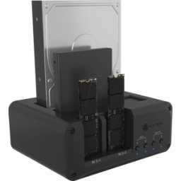 ICYBOX ICY IB2925MSCU - Estación de acoplamiento 2,5"/3,5" SATA HDD / M.2 HDD/SSD