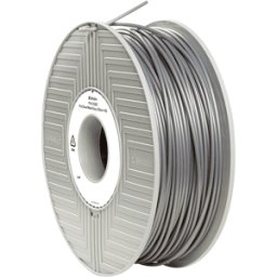 VERBATIM 55329 - Filamento PLA - gris plata/metal - 2,85 mm - 1 kg