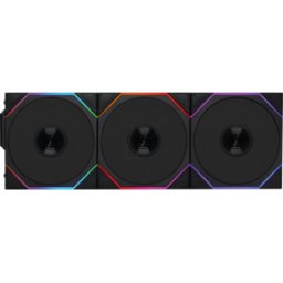 LIAN TL1W3B - Ventilador Inalámbrico Lian Li, ARGB, PWM, Paquete de 3,