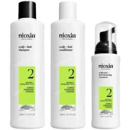 Nioxin sistema 2 kit tratamiento para cabello natural con debilitamiento avanzado 3 u