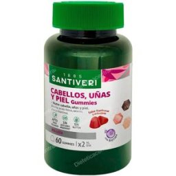 Santiveri cabellos uñas piel 60 gummies