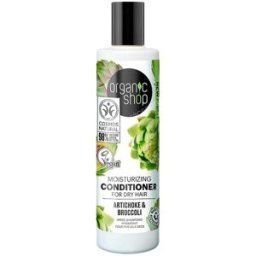 Organic shop acondicionador hidratante para cabello seco «alcachofa y bro