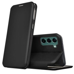 Cool Funda Flip Cover Elegance Negro para Samsung Galaxy S22 Plus S906