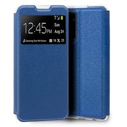Cool Funda Flip Cover Liso Azul para Xiaomi Redmi Note 11 Pro/Note 11 Pro 5G