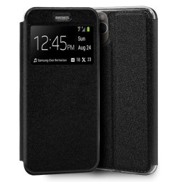 Cool Funda Flip Cover Liso Negro para iPhone 11 Pro