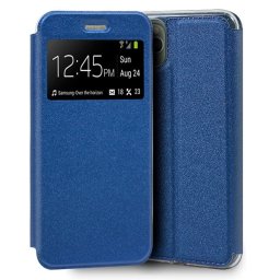 Cool Funda Flip Cover Liso Azul para iPhone 11 Pro Max