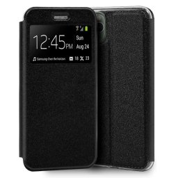 Cool Funda Flip Cover Liso Negro para iPhone 11 Pro Max