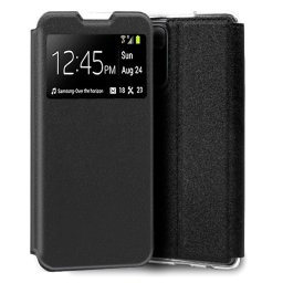 Cool Funda Flip Cover Liso Negro para Xiaomi Redmi Note 11 Pro Plus 5G