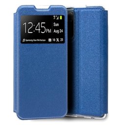 Cool Funda Flip Cover Liso Azul para Xiaomi Redmi Note 11 Pro Plus 5G