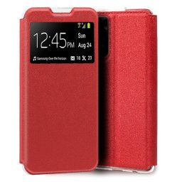 Cool Funda Flip Cover Liso Rojo para Xiaomi Redmi Note 11 Pro/Note 11 Pro 5G/Poco X4 Pro 5G