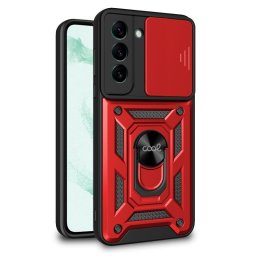 Cool Funda Hard Ring Rojo para Samsung Galaxy S22 Plus S906