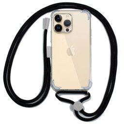 Cool Funda Cordón Negro para iPhone 14 Pro Max