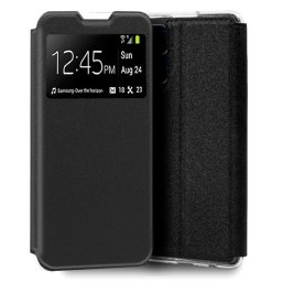 Cool Funda Flip Cover Liso Negra para Oppo Find X5 Lite