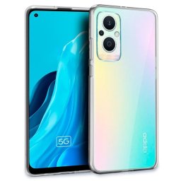 Cool Funda Silicona Transparente para Oppo Reno 8 Lite 5G