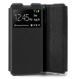 Cool Funda Flip Cover Liso Negra para TCL 305i