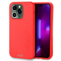 Cool Funda Eco Biodegradable Roja para iPhone 14 Pro