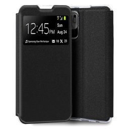 Cool Flip Cover Funda Negra para Xiaomi Redmi 10 5G