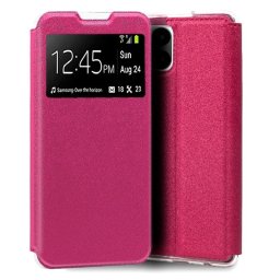 Cool Flip Cover Funda Liso Rosa para Xiaomi Redmi A1