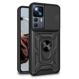 Cool Funda Hard Ring Negra para Xiaomi 12T / 12T Pro