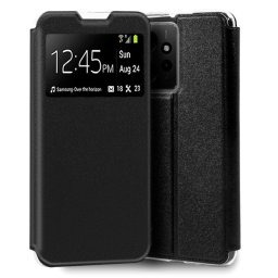 Cool Funda Flip Cover Liso Negra para Xiaomi Redmi Note 12