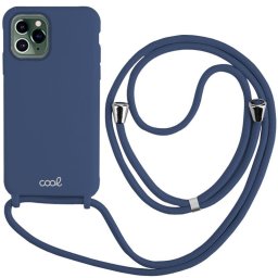 Cool Funda Cordón Liso Marino para iPhone 14 Pro