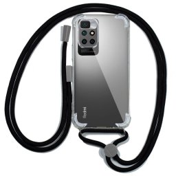 Cool Funda Antigolpes con Cordón Reforzado Negro para Xiaomi Redmi 10 / Redmi 10 2022