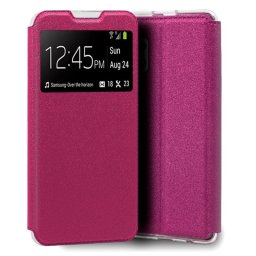 Cool Funda Flip Cover Liso Rosa para Samsung A326 Galaxy A32 5G