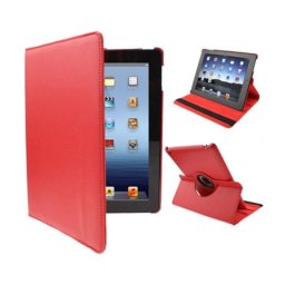 Cool Funda Giratoria Polipiel Función Soporte Roja para iPad 2 / iPad 3 / 4