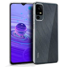 Cool Funda de Silicona Transparente para TCL 40R 5G