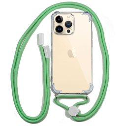 Cool Carcasa Cordón Verde para iPhone 14 Pro Max