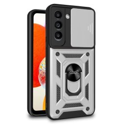 Cool Carcasa Hard Ring Plata para Samsung Galaxy A14/A14 5G