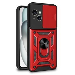 Cool Carcasa Hard Ring Roja para iPhone 15
