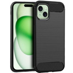 Cool Carcasa Carbón Negro para iPhone 15 Plus