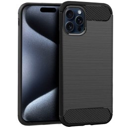 Cool Carcasa Carbón Negro para iPhone 15 Pro