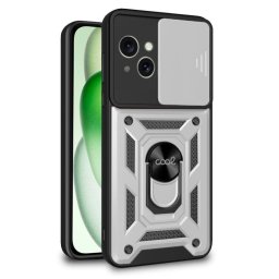 Cool Funda Hard Ring Plata para iPhone 15 Plus