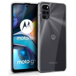 Cool Funda Silicona Transparente para Motorola Moto G22