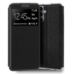 Cool Funda Flip Cover Liso Negro para Samsung Galaxy A25 5G